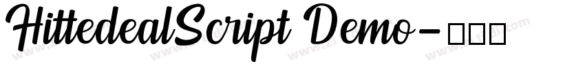 HittedealScript Demo字体转换